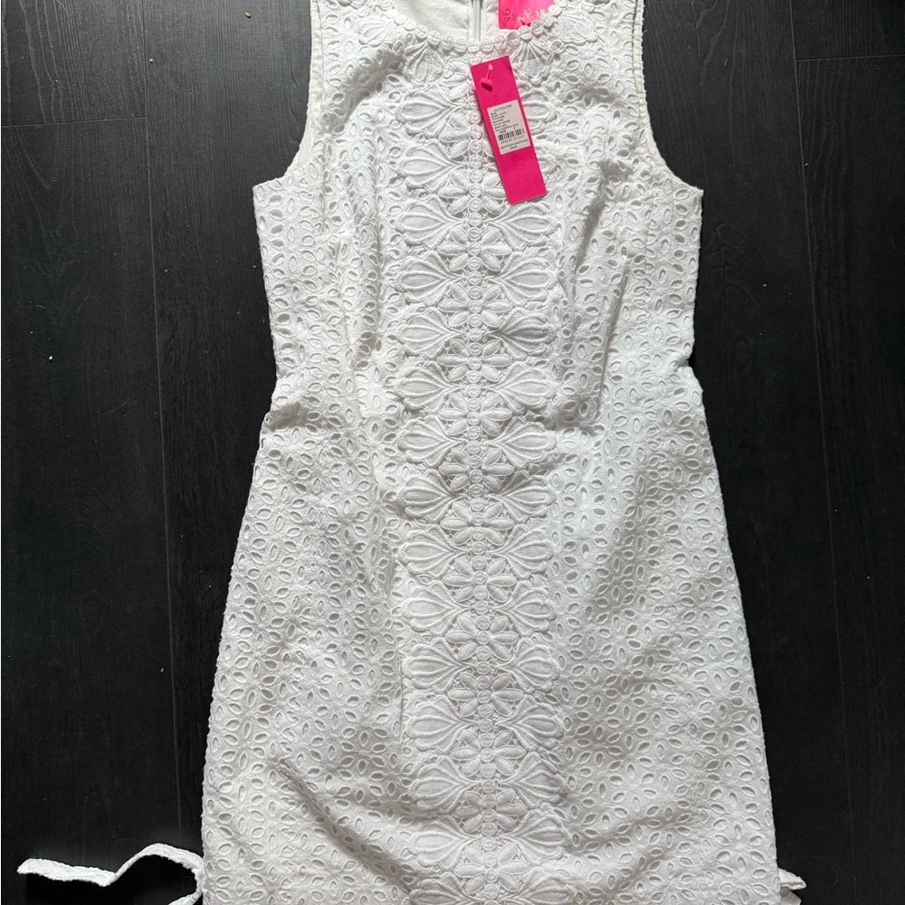 Lilly Pulitzer White Sheath Mini Dress